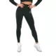 Damskie leginsy Boco Wear Bottle Green Cropped - Zielony - Zielony