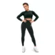 Damskie leginsy Boco Wear Bottle Green Cropped - Zielony