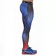 Legginsy męskie/chłopięce BAS BLACK Quantum - Niebiesko-czerwony