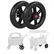 Zapasowe kółka tylne do wózków transportowych StrollKidz i StrayPaws 5,5 x 29 cm (2,2 x 12") 2 szt. ∙ materiał PU ∙ szybki montaż