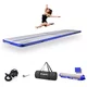 Ścieżka akrobatyczna Airtrack inSPORTline Airstunt 500x100x10 cm biała z pompką elektryczną