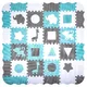 Puzzle mata piankowa dla dzieci inSPORTline Smarfino 30,5x30,5x1 cm, 36 szt.