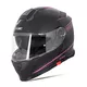 Kask motocyklowy szczękowy z blendą W-TEC Venero - Glossy Black-Gold