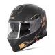 Kask motocyklowy szczękowy z blendą W-TEC Venero - Glossy Black-Gold