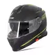 Kask motocyklowy szczękowy z blendą W-TEC Venero - Glossy Black-Gold