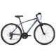 Męski rower crossowy Cyclision Zodin 5 MK-II 28" ∙ napęd Shimano 21 biegów ∙ amortyzowany widelec ∙ rama aluminiowa ∙ V-brake - Red Soul - Azure Steel