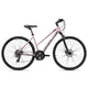 Damski rower crossowy inSPORTline Cyclision Zodya 4 MK-II 28" ∙ amortyzowany widelec ∙ 21 przełożeń Shimano ∙ hamulce tarczowe - Cold Mint - Vintage Pink